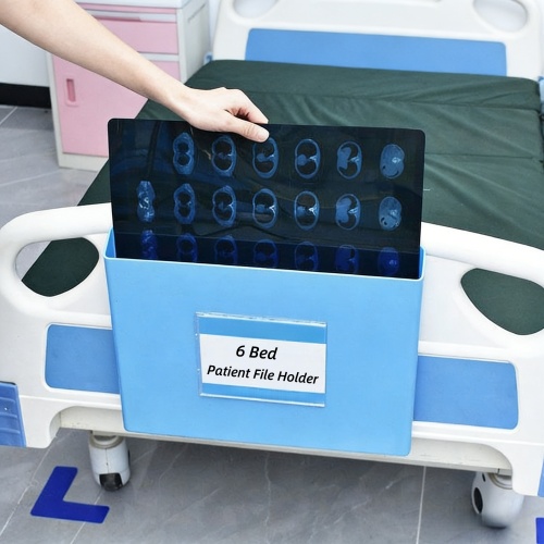 Suporte para gráfico de cama hospitalar