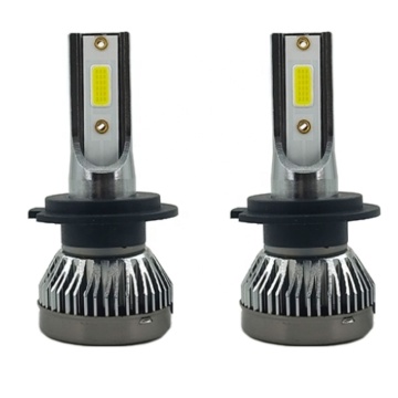 Krachtig 30W IP68 Waterdichte auto LED -koplampen Bol H4 H7 6500K DOB -chips
