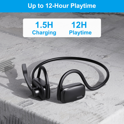 Wireless neckband open ear headset