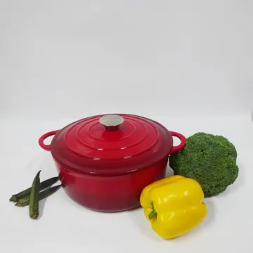 Round Enameled Cast Iron Cooking Pots/Casserole/Cocotte