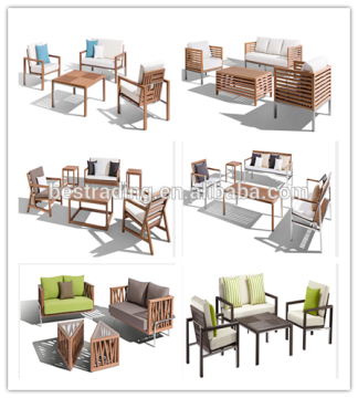 2016 hot sale new brushed UV Plastic rubber Wood composite outdoor/garden WPC furniture