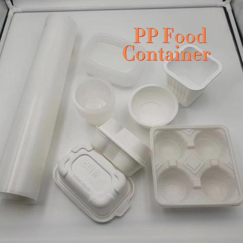 High quality white PP container