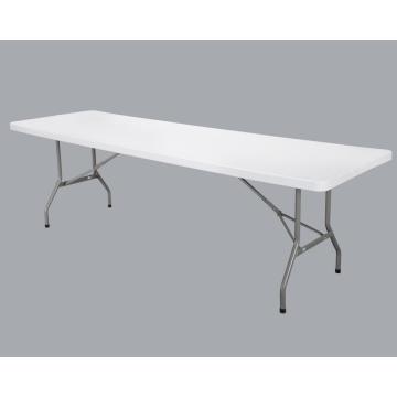 240cm Rectangular Table Furniture Meja Lipat Plastik