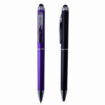 Metal stylus ballpoint pen, customized barrels are accepted