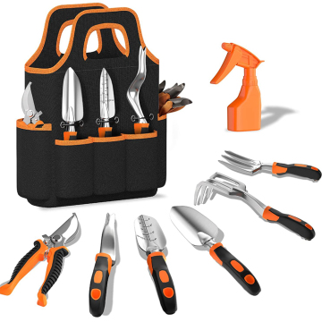 8-in-1 Portable Garden Tool Set: Comprehensive Hand Tools for Efficient Flower Gardening and Transplanting