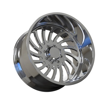 Polished Custom Forged 4x4 Offroad Alloy Wheel Rims - 5x114.3 Chrome Rims