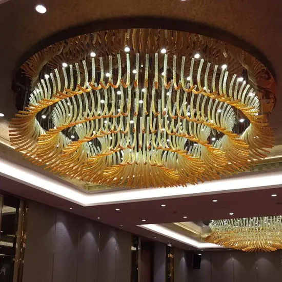 INSHINE Fix Gold Crystal Pendant Light