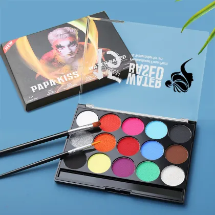 Colors Painting Palette Makeup Face and Body Painting Kit for Halloween Cosplay Party