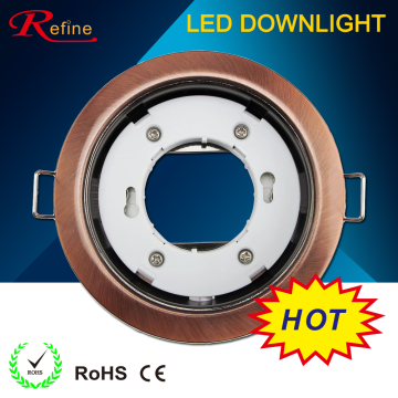 gx53 lampholder Antique red copper led light downlight