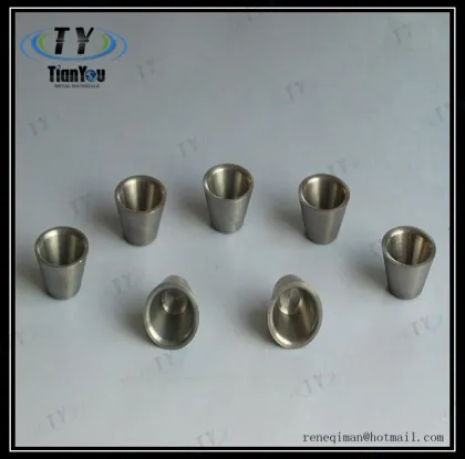 Tungsten crucible for sapphire crystal growthing crucible