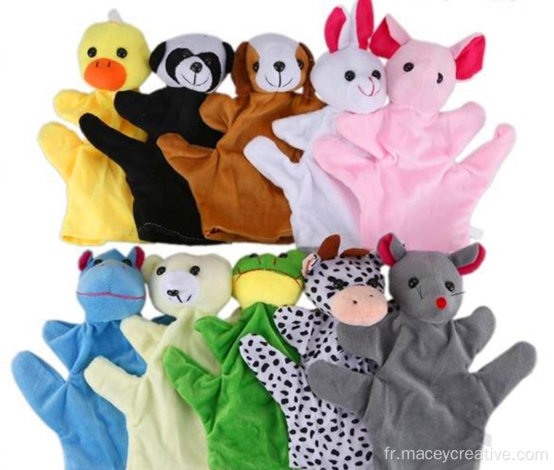 Set-6 DIFF Caractères Hand Puppet