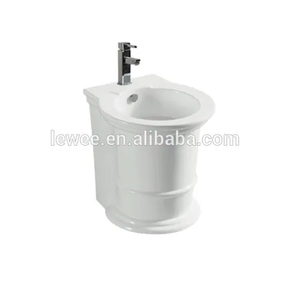 Ceramic sanitary ware mop tub house cleaning using bathroom mop wash tub LW-201