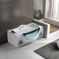 Ein-Personen-Glas-Acryl-Massage-Whirlpool-Badewanne