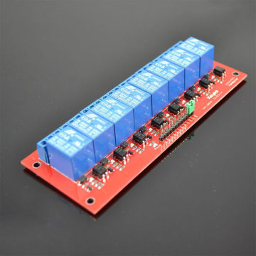 Industrial 8-channel Arduino Relay Module With 5v Lcd Screen High Noise Immunity