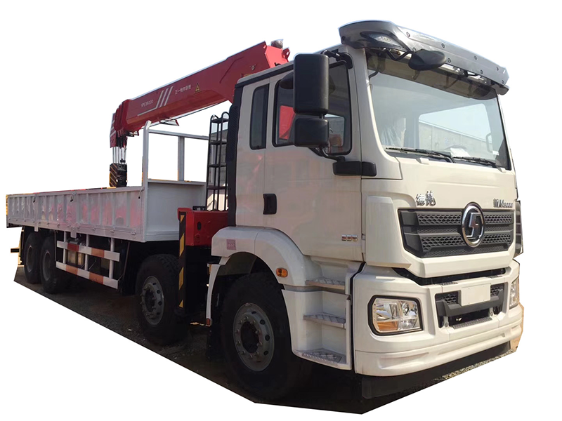 42T Shacman truck mounted 16T UNIC crane