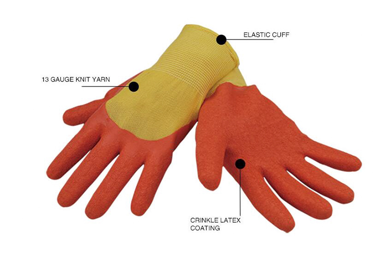 Latex Coated Safety Glove