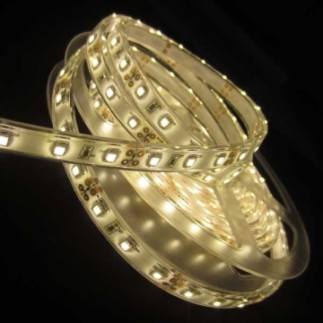 PU IP68 Waterproof Flexible 3528 SMD LED Strip White 5m Can Be Cut