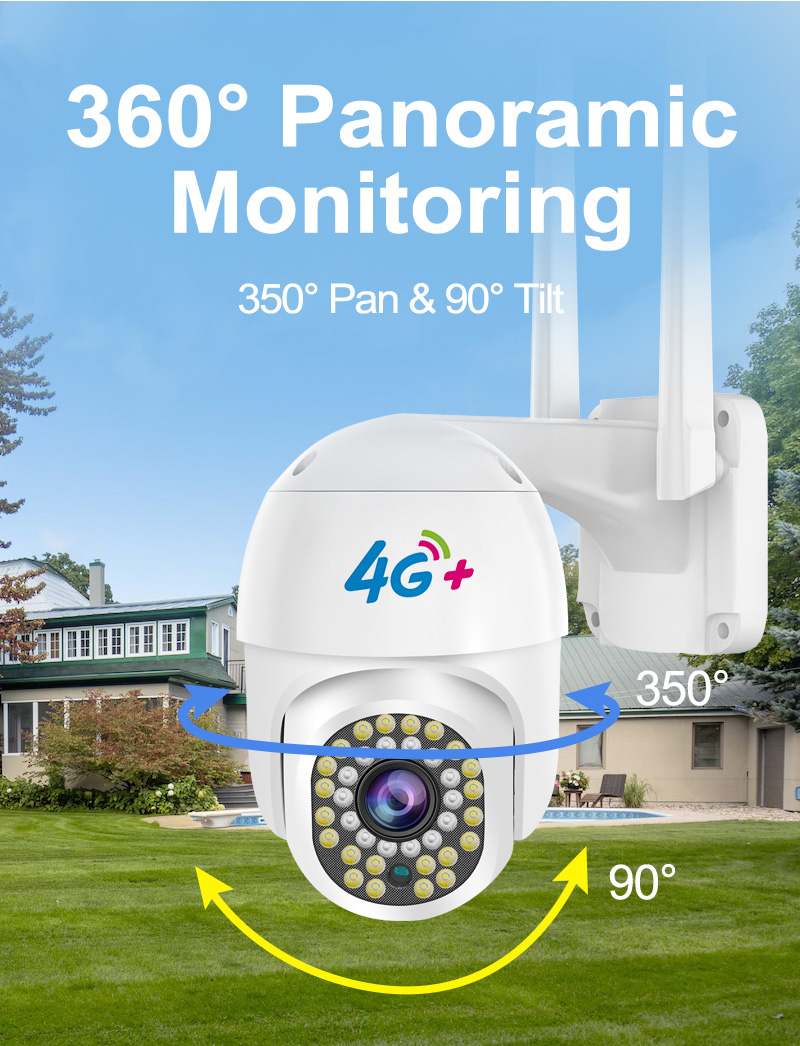 3mp Wifi Smart Two-way Intercom Auto Tracking Full Hd Ip Security ...