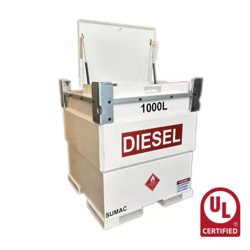 Portable Diesel Cube Tank with Pump UL142 Certificate