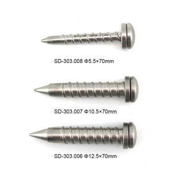 Trocar canule en acier inoxydable, Instrument chirurgical réutilisable, trocart thoracique