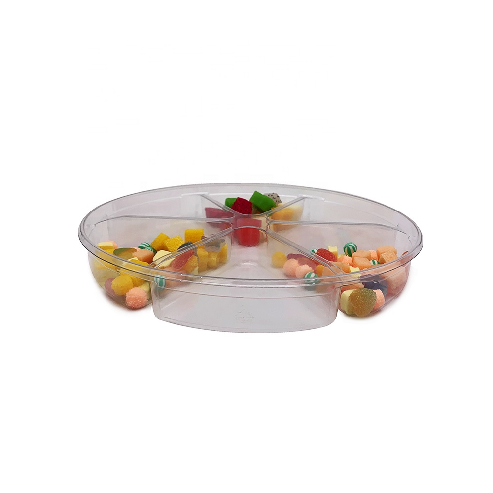 Transparent plastic biscuit food inner packaging tray