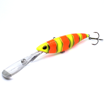 Deep Sea Float Trolling Lure 115mm 34g Minnow Lure Crankbait with VMC Hooks