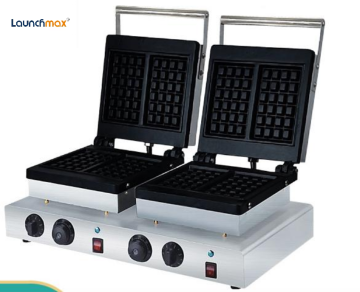 공장 도매 Doble Digital Eggette Waffle Baker Machine