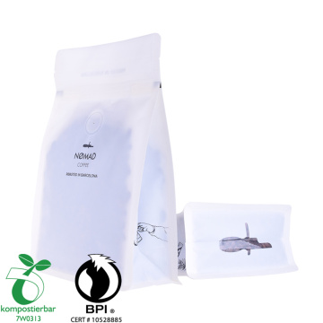 BPI Certificación Home Compost Flat Bottom Pouch