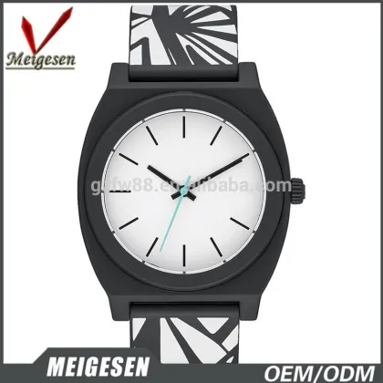 Students Candy Colorful Silicone brand name fashion lady watches & Clock