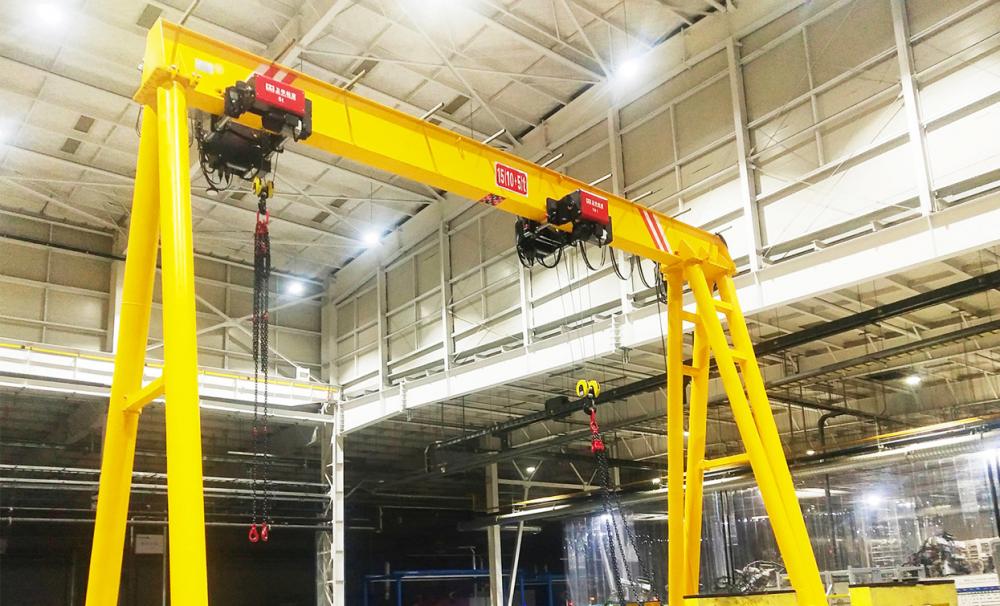 Light Structure Single Girder Gantry Crane