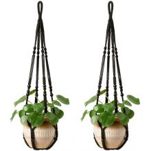 Macrame Plant Hanger Innenhänge -Pflanzerkorb