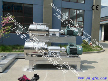 New Condition SUS 304 stainless steel blueberry paste pulping plant made in China