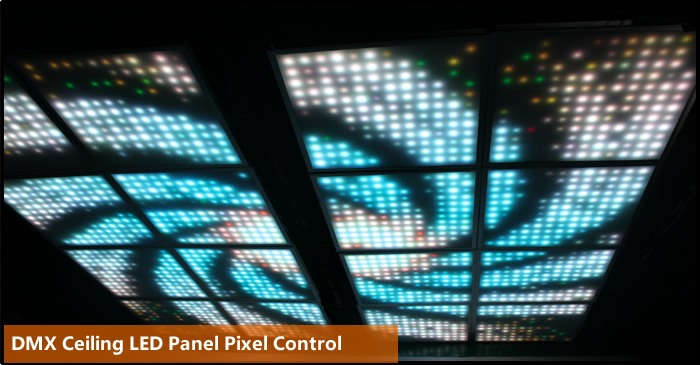 dmx512 controlled led panel