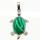 Silver Natural Gemstone Tortoise Charms Pendant for women men jewelry necklace