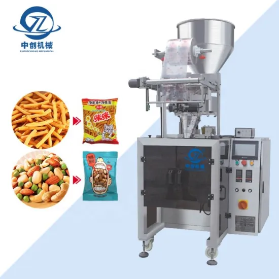Vertical Automatic Packing Machine for Small Size Dry Food Packaging (Cookies, Biscuits, Peanuts, Mushrooms)