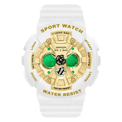 SANDA Women's Watch: A Stylish, Multi-Functional Digital Sport Timepiece with Luminous Display and Calendar
