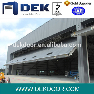 Vertical One Piece Up Doors Ideal for airplane hangar doors