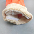 Fluoreszierender PVC-Handschuh Arbeitsschutz-warmer Handschuh