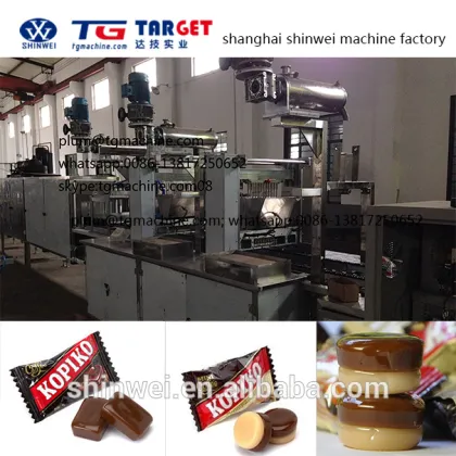 high quality two color and two flavor Kopiko type hard candy depositing line
