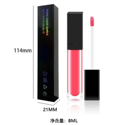 Matte Waterproof 24H Premade Lip Stain Lip Gloss 8ml - Unbranded Customizable Cosmetics