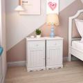 Nightstand Set of 2 Night stand with Drawer