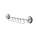 Suction Cup Rail with 6 Sliding Hooks