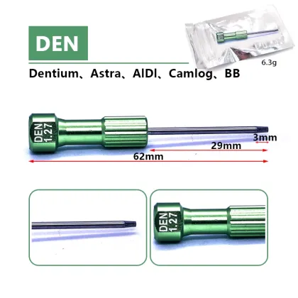 Dental Implants Screws Screwdriver Kit for Noble, 3I, Osstem, and Ankylos