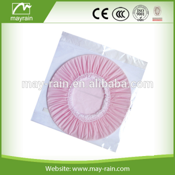 transparent plastic shower cap