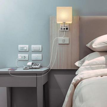 Wall Light Fixtures with Multifunctional Charging Station