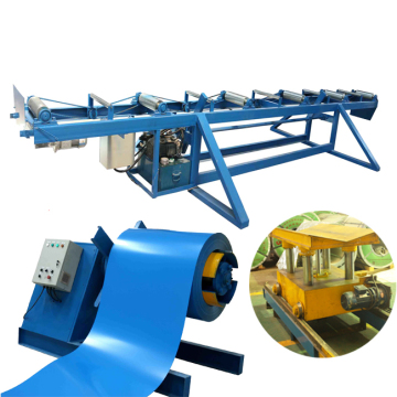 XHH KJ5-10 10 Tons Hydraulic Steel Coil Uncoiler Machine