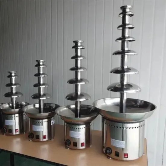 Professional Commercial Electric Chocolate Fondue Fountain Machine for Party Events and Melting Needs