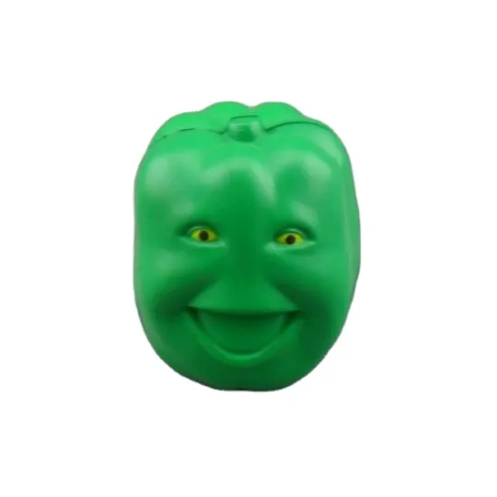 Wholesale Customized Vegetable Shape Squishy Toys: Green Pepper Man Stress Balls & Cartoon Characters