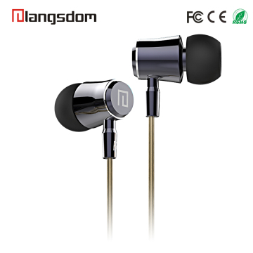 Metal Earbuds Earphones with mic with Custom LOGO