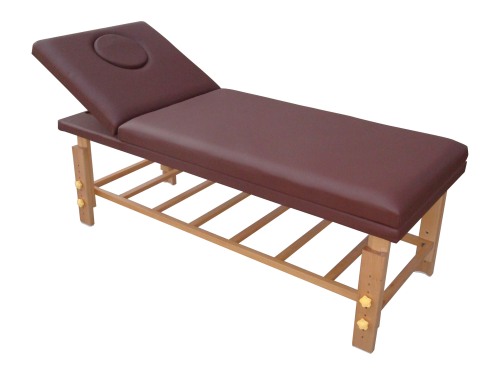 Stationary Wooden Massage Table-Strong, CE